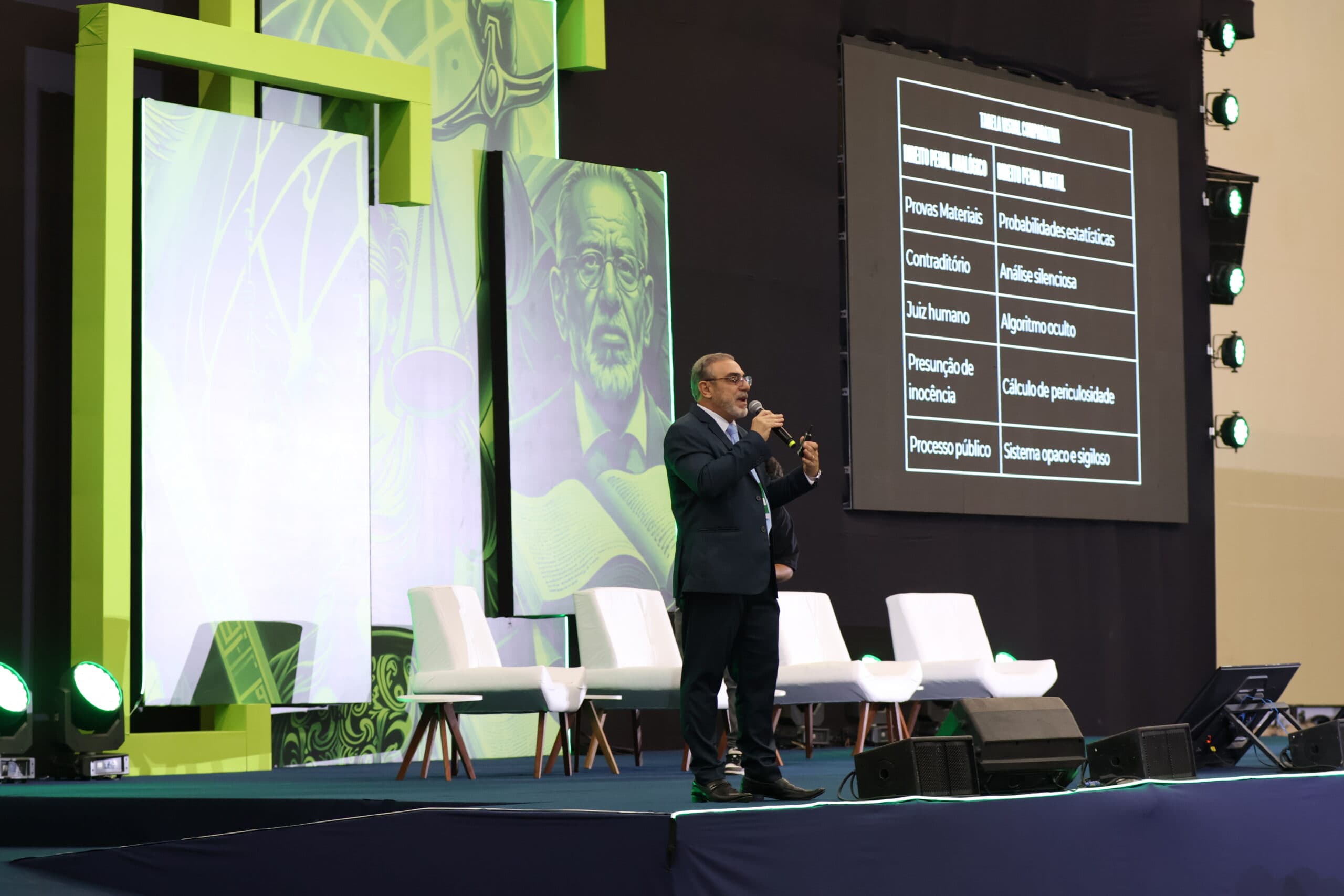 Registro de palestra e evento jurídico
